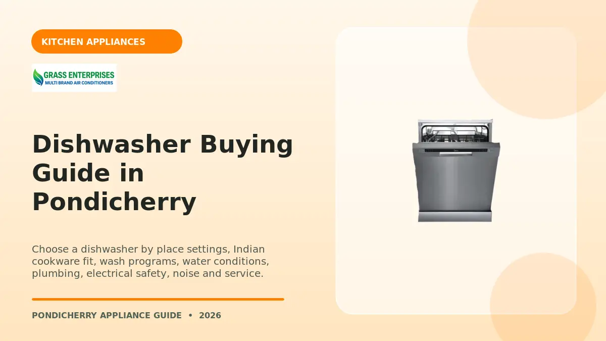 Dishwasher Buying Guide in Pondicherry illustrated guide from Grass Enterprises Pondicherry